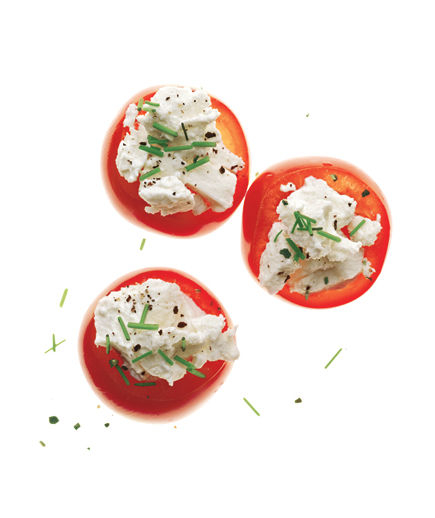 Cherry Tomatoes With Goat Cheese
